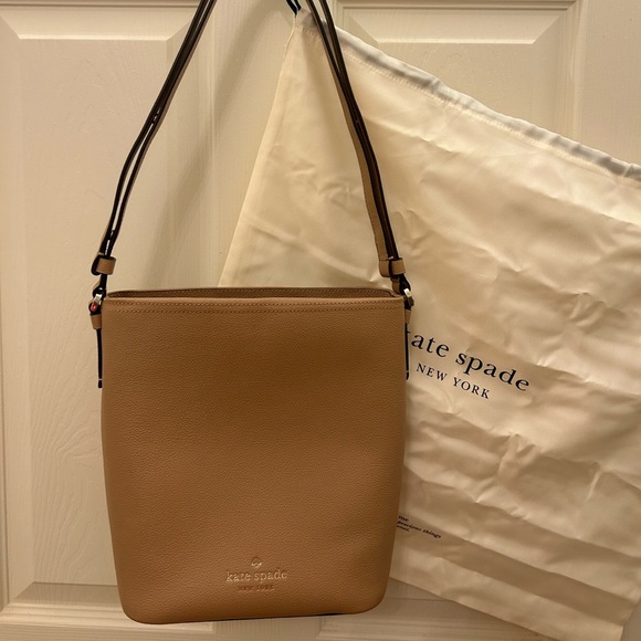 Kate Spade Brown Leather Shoulder Bag - Picture 1 of 5